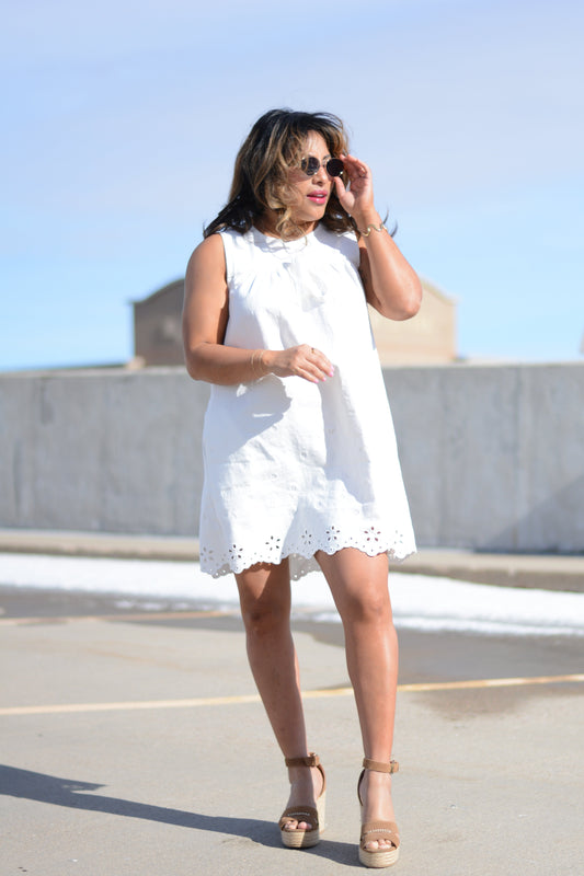 Rachel Eyelet Dress