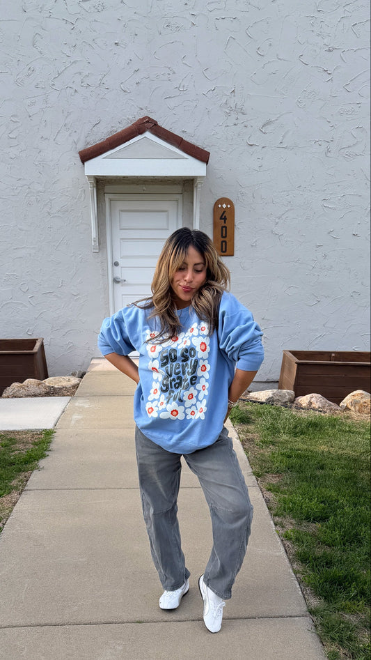 So So Very Grateful Lightweight Sweatshirt