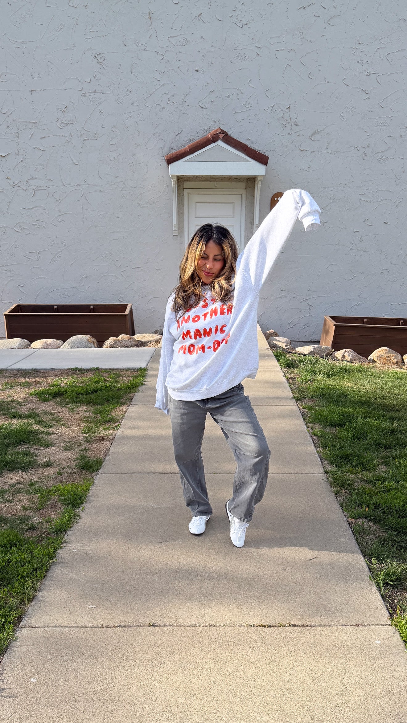 "Manic Mom-day" Crewneck