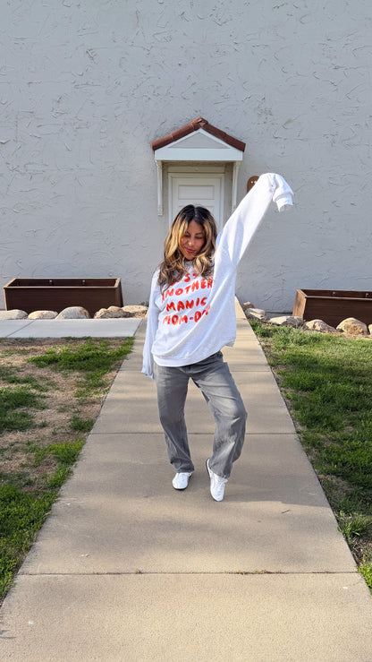 "Manic Mom-day" Crewneck