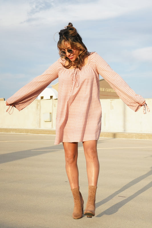Kara Plaid Mini Dress