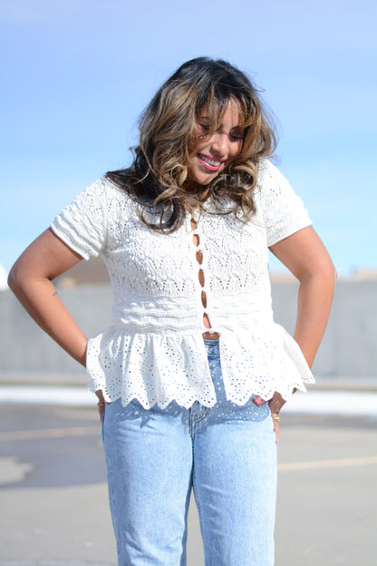Whimsical Peplum Top