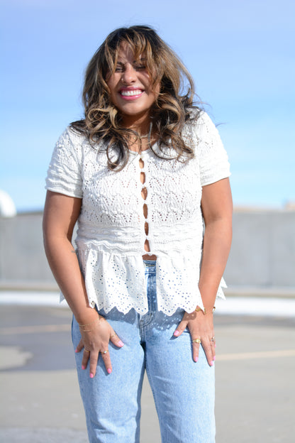 Whimsical Peplum Top