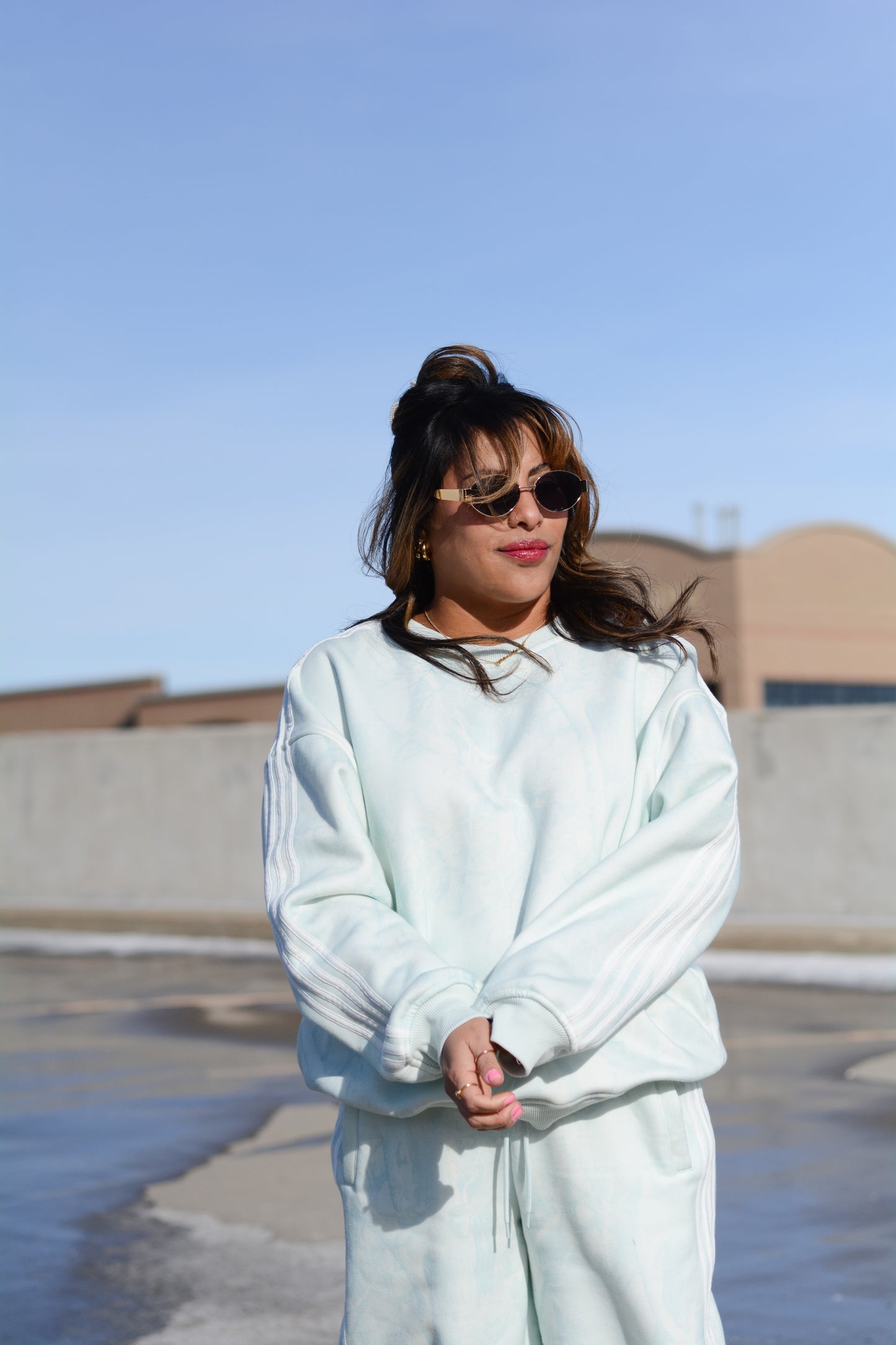 Mint Camo Sweatshirt